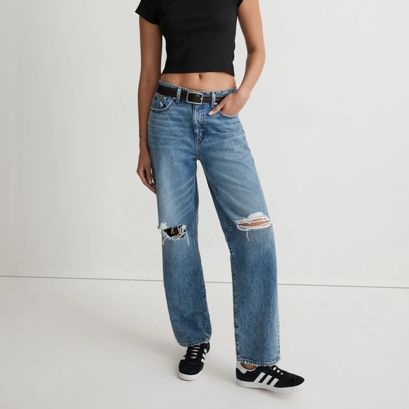 Madewell The Dadjean in Brockport Wash: Ripped Edition - Picture 7 of 16